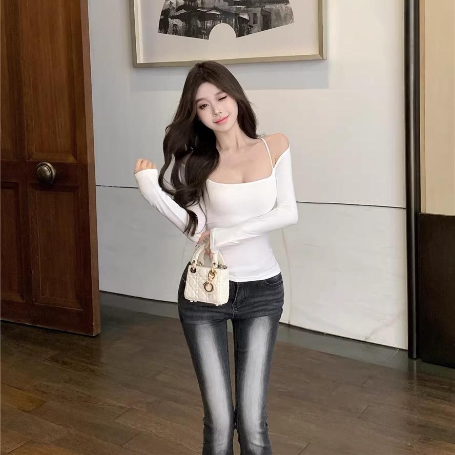 Women'S Gothic Formal Wear - Long Sleeve T-Shirts Womens Oversized Casual