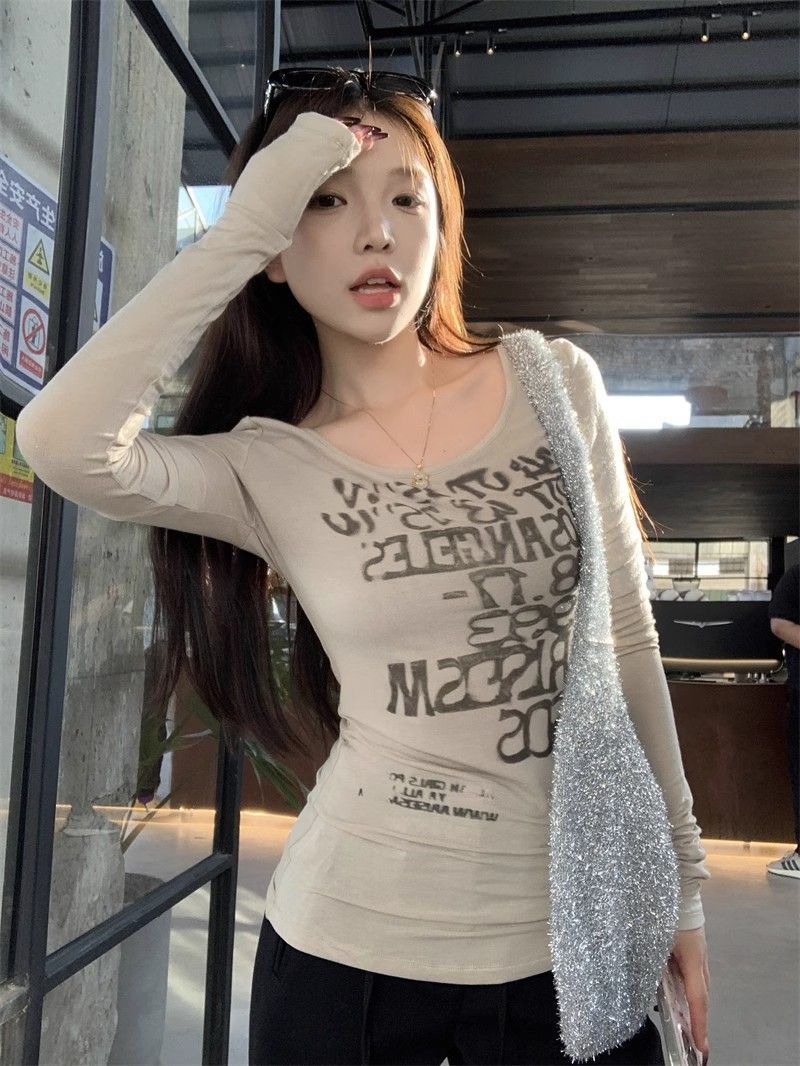 Women'S Gothic Formal Wear - Long Sleeve T-Shirts Womens Oversized Cotton