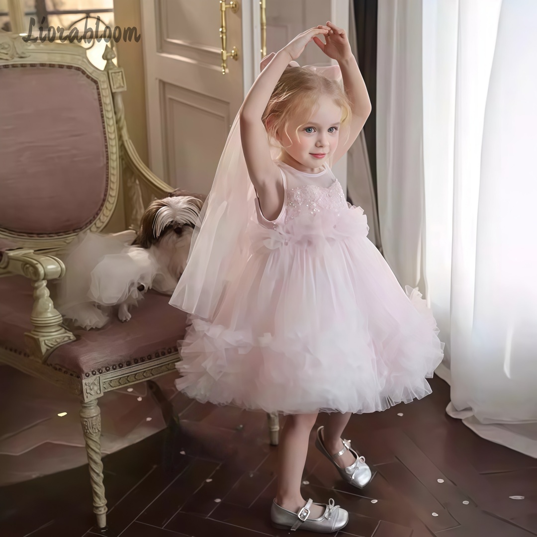 Women'S Formal Wear For A Wedding - Girls' Tulle Gown Layered Skirt Design