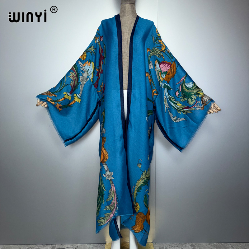 Young Women'S Formal Wear - WINYI Africa boho kimono maxi dress