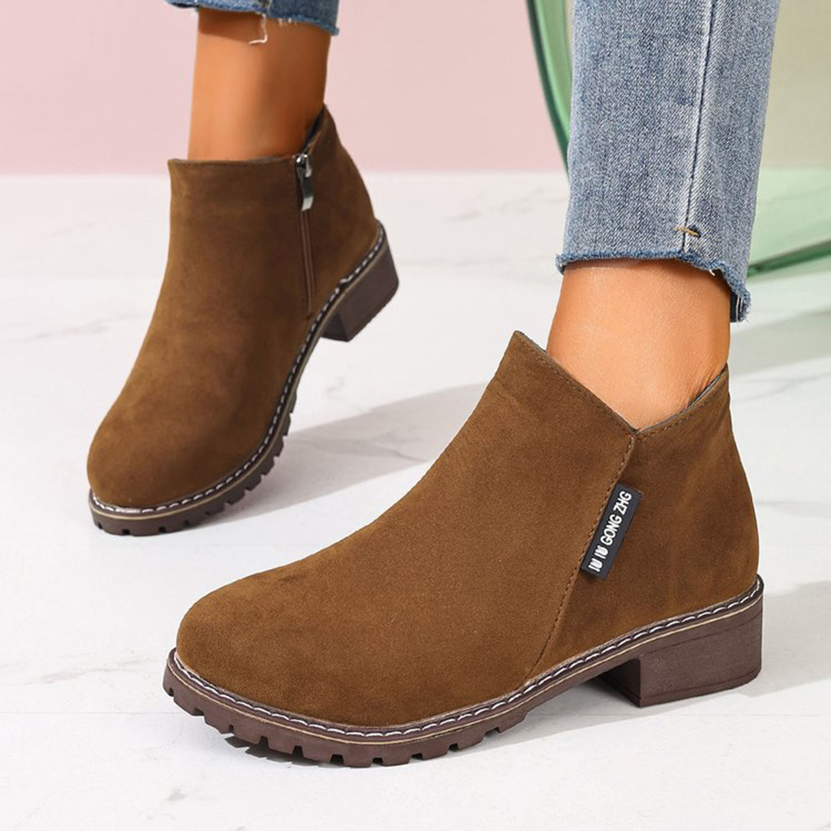 Formal Wear Women Us - Women Autumn Winter Ankle Boots Side