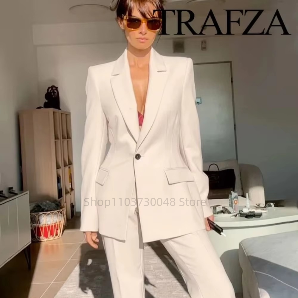 Women Formal Wear Trousers - Fashion Office Ladies Blazer and Pants