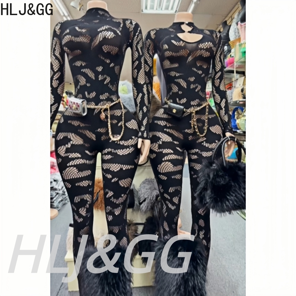 HLJ&GG Sexy Lace See Through H - Women'S Formal Wear Jumpsuit ulasan dan harga