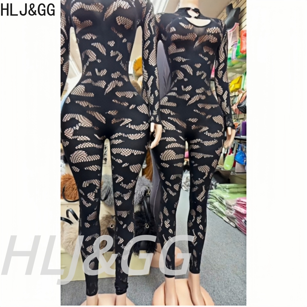 HLJ&GG Sexy Lace See Through H - Women'S Formal Wear Jumpsuit ulasan dan harga