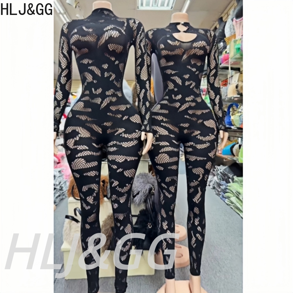 HLJ&GG Sexy Lace See Through H - Women'S Formal Wear Jumpsuit ulasan dan harga