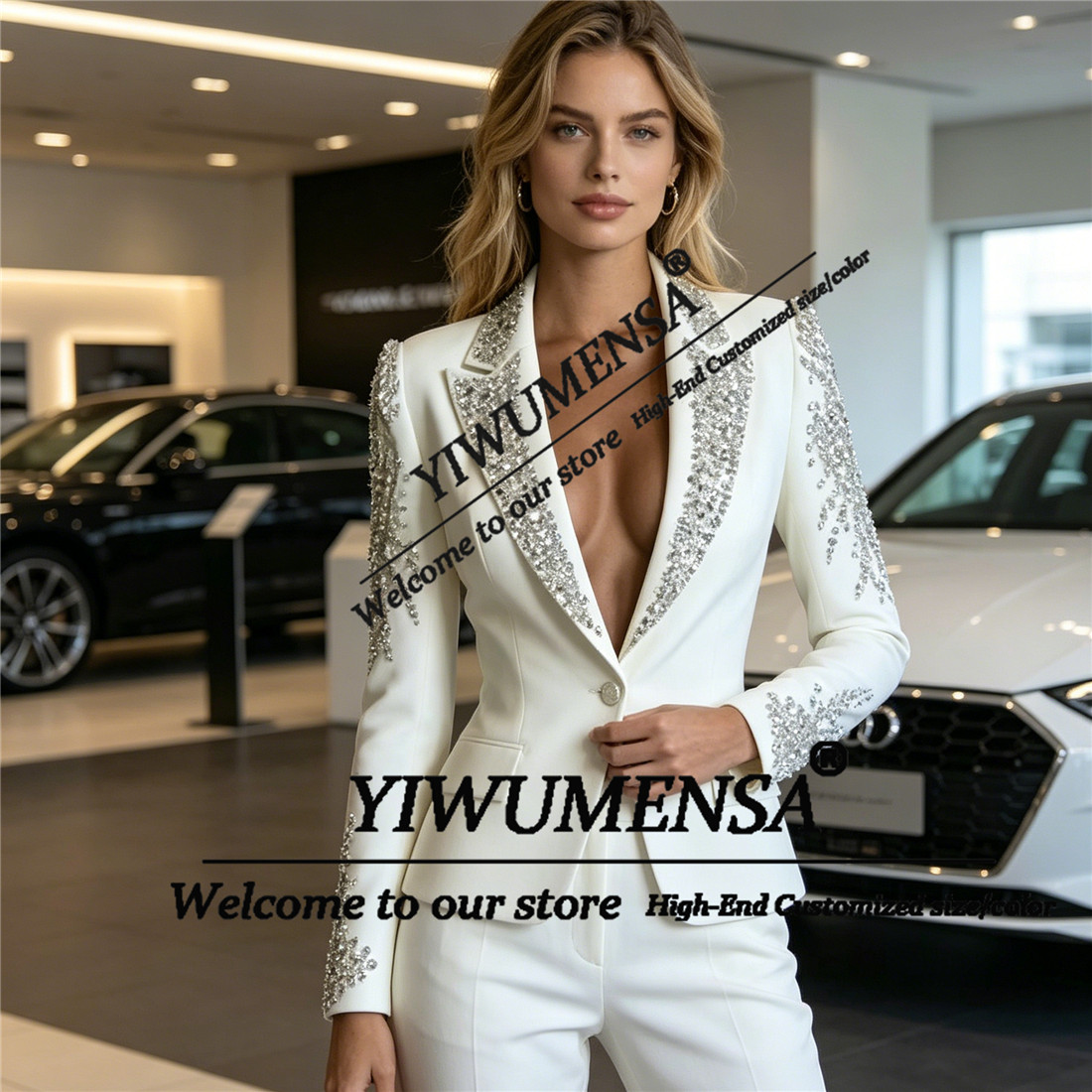 Luxury Women Suits 2 Pieces Se - Formal Wear Women Us ulasan dan harga