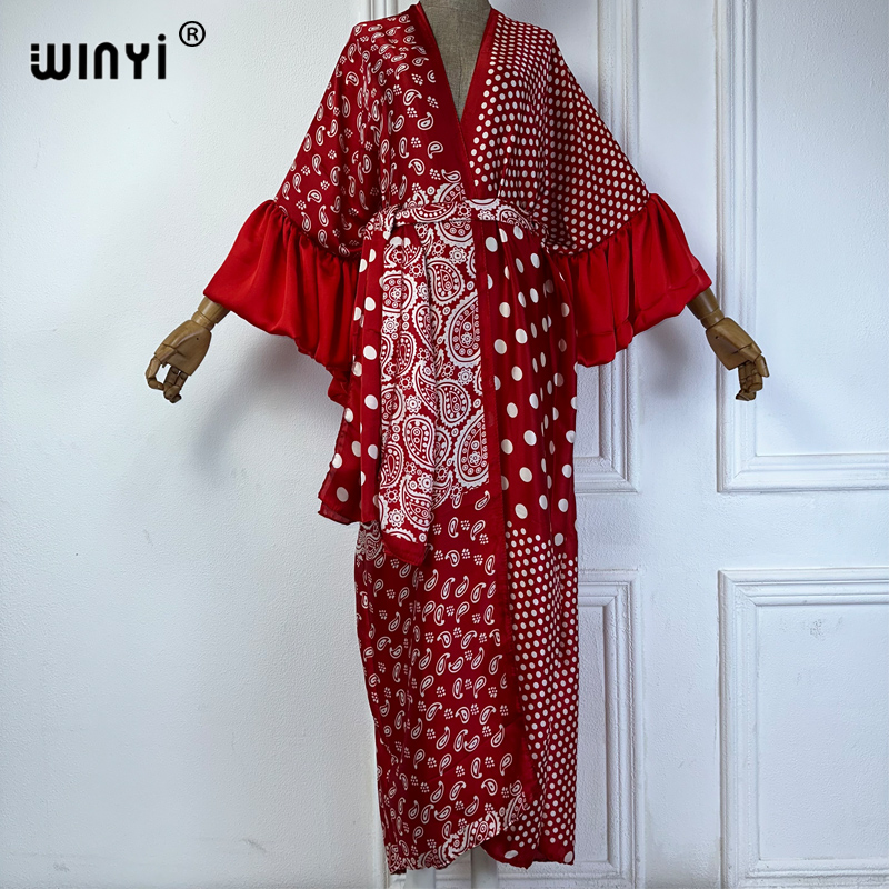 WINYI Summer Kimono Party Dres - Young Women'S Formal Wear ulasan dan harga
