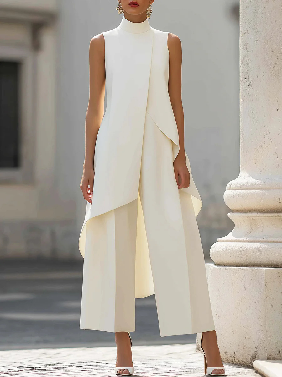 Women Stand Neck Sleeveless La - Female Formal Wear ulasan dan harga
