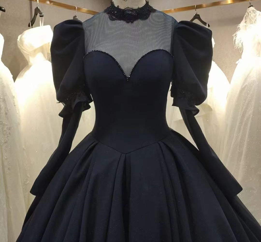 Gothic Black Wedding Dress She - Women'S Gothic Formal Wear ulasan dan harga