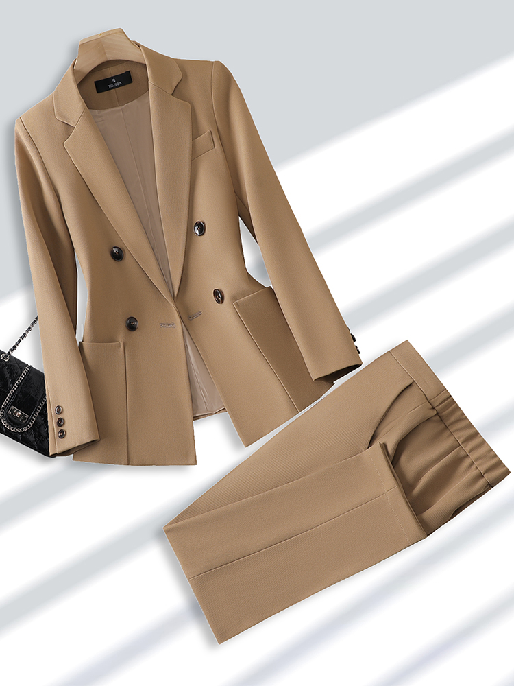 Fashion Ladies Pant Suit Forma - Women Formal Wear Trousers ulasan dan harga