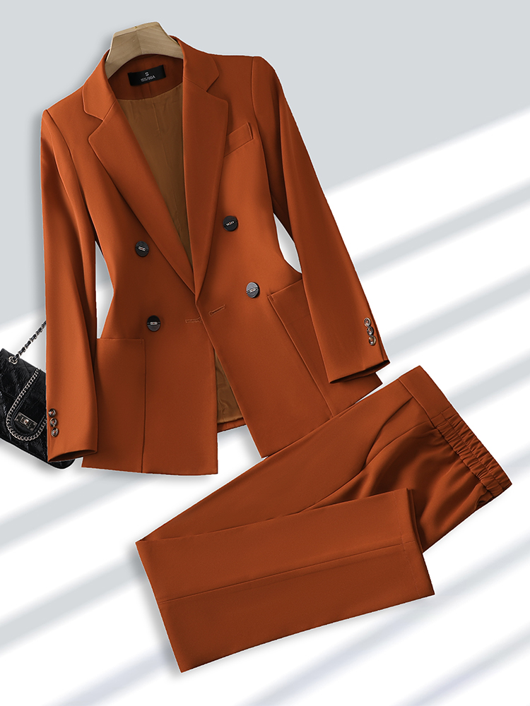 Fashion Ladies Pant Suit Forma - Women Formal Wear Trousers ulasan dan harga
