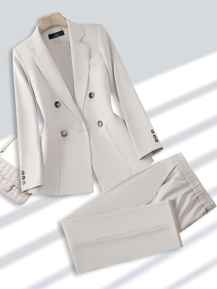 Fashion Ladies Pant Suit Forma - Women Formal Wear Trousers ulasan dan harga
