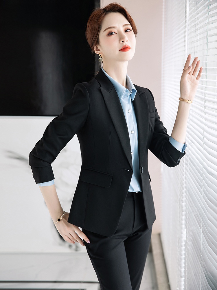 Gray Suit Set for Women Spring - High End Women'S Formal Wear ulasan dan harga