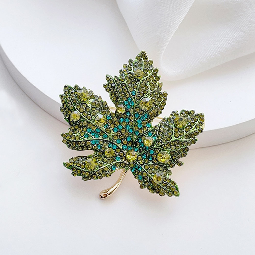 High-End Rhinestone Maple Leaf - High End Women'S Formal Wear ulasan dan harga