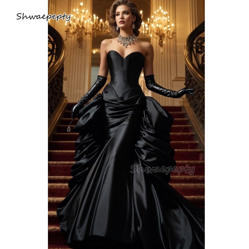Ruched Vintage Victorian Merma - Women'S Gothic Formal Wear ulasan dan harga