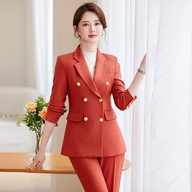 Navy Blue Suit Set for Women,  - High End Women'S Formal Wear ulasan dan harga