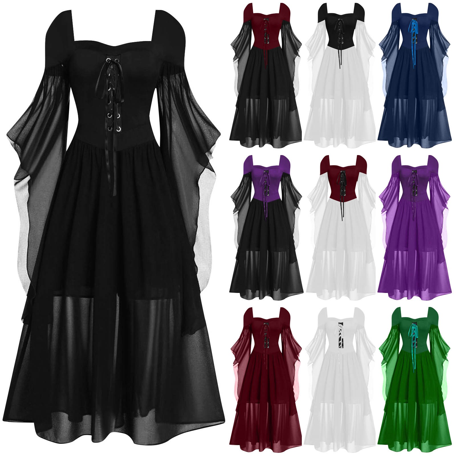 Halloween 2026 Dresses Off Sho - Women'S Gothic Formal Wear ulasan dan harga