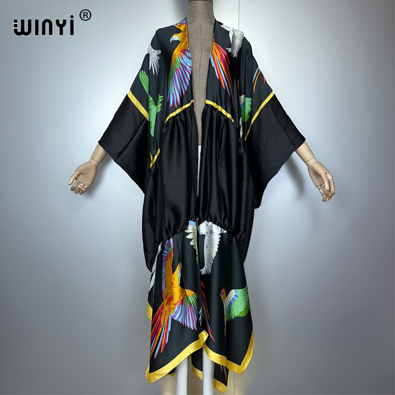 WINYI print boho kimono maxi b - Young Women'S Formal Wear ulasan dan harga