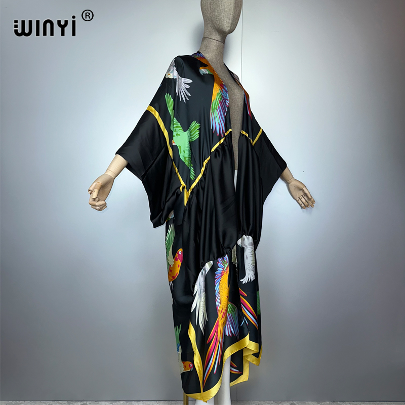 WINYI print boho kimono maxi b - Young Women'S Formal Wear ulasan dan harga