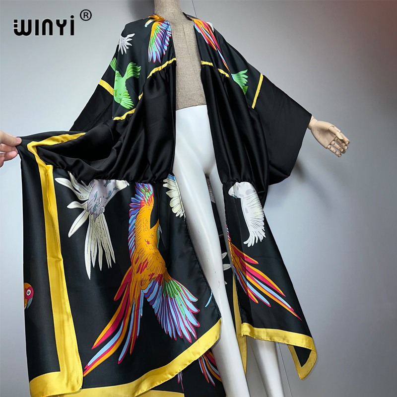 WINYI print boho kimono maxi b - Young Women'S Formal Wear ulasan dan harga