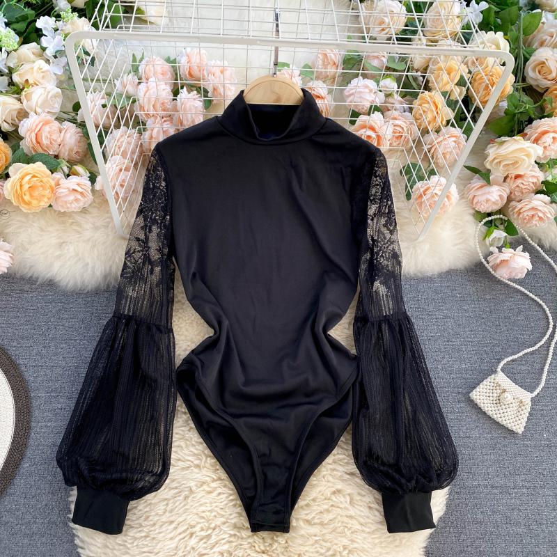 Sexy Lantern Long Sleeve High  - Women'S Formal Wear Jumpsuit ulasan dan harga