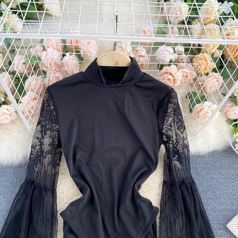 Sexy Lantern Long Sleeve High  - Women'S Formal Wear Jumpsuit ulasan dan harga