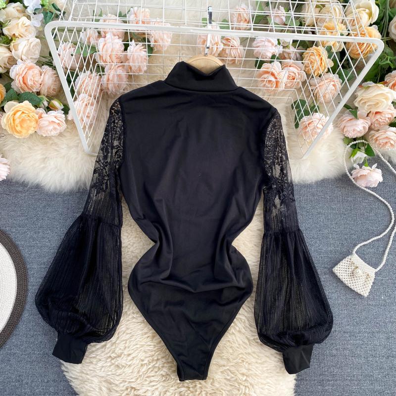 Sexy Lantern Long Sleeve High  - Women'S Formal Wear Jumpsuit ulasan dan harga