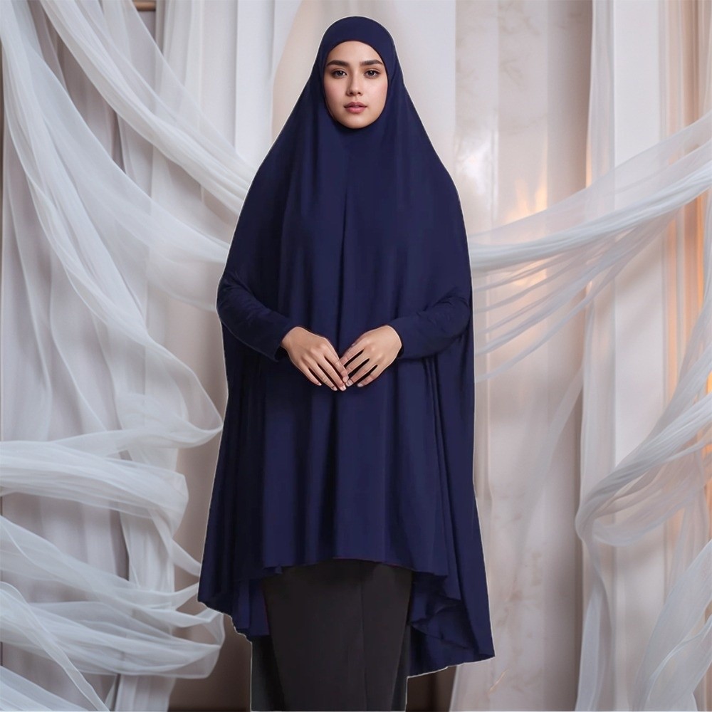 Caftan Plain Muslim Abayas Mod - Women Formal Wear Hijab ulasan dan harga