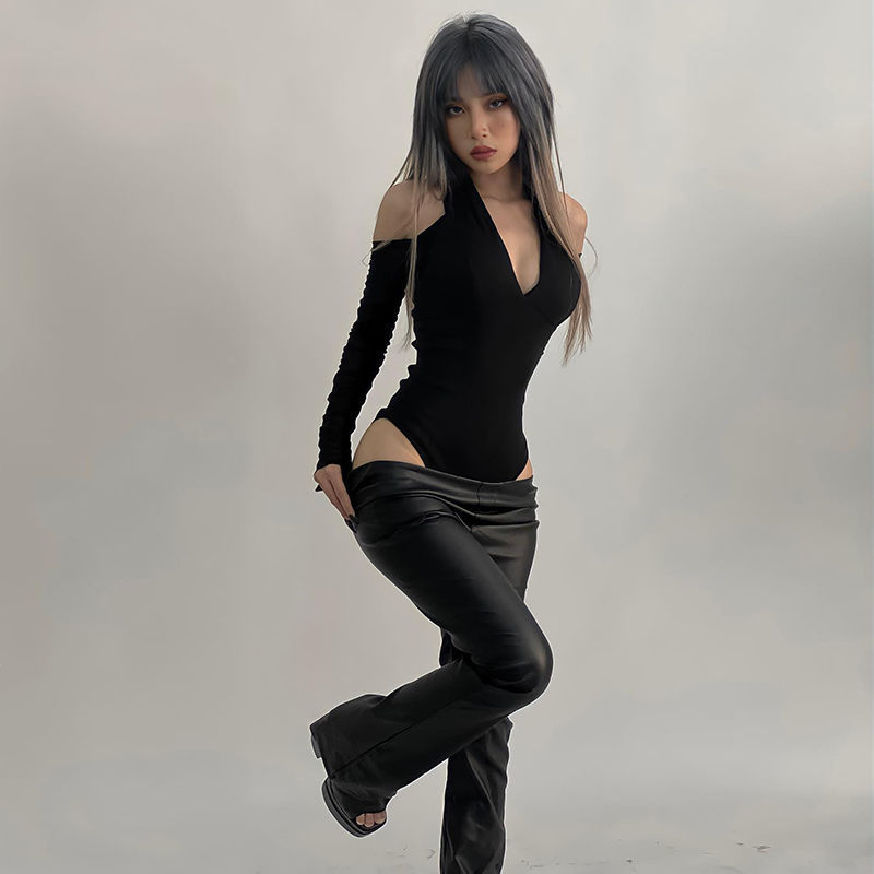 Women's Sexy Hollow Bodysuit L - Women'S Formal Wear Jumpsuit ulasan dan harga