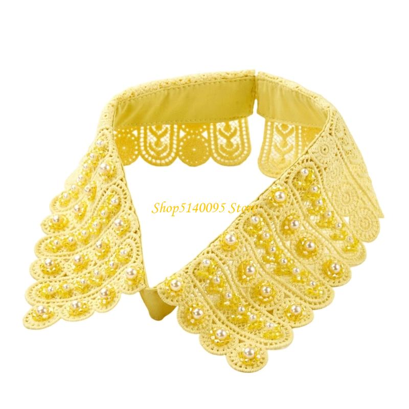 DXAE Stylish Lace Neckpiece wi - Women Formal Wear Look ulasan dan harga