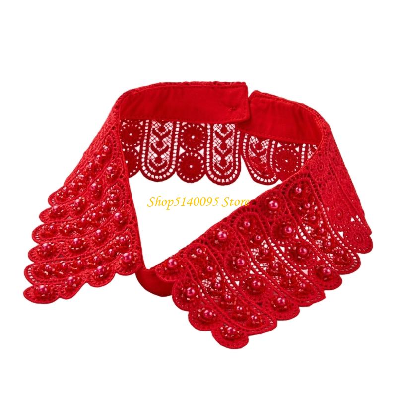 DXAE Stylish Lace Neckpiece wi - Women Formal Wear Look ulasan dan harga
