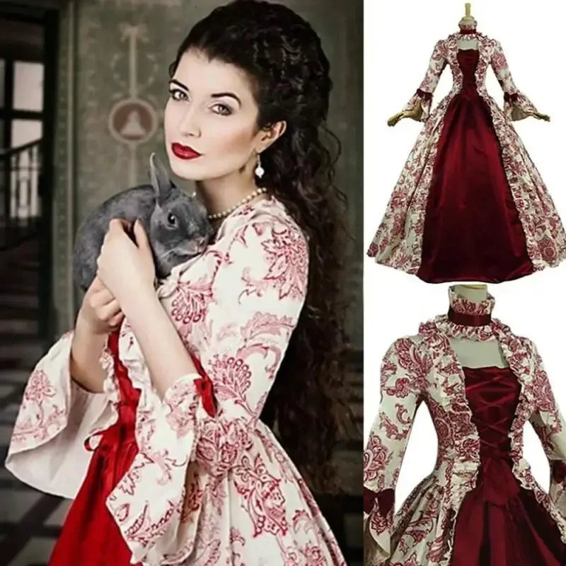 Plus Size Women Gothic Floral  - Women'S Gothic Formal Wear ulasan dan harga
