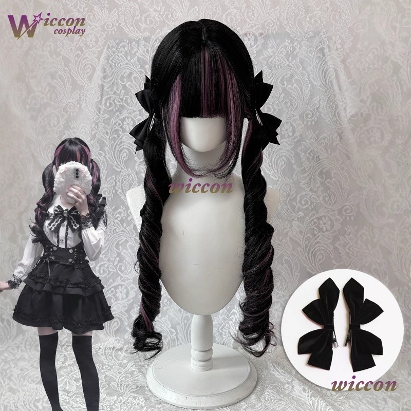Comic ‌Black Wig with Pink Cos - Women'S Formal Wear Jumpsuit ulasan dan harga