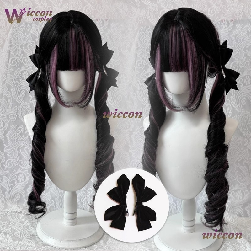 Comic ‌Black Wig with Pink Cos - Women'S Formal Wear Jumpsuit ulasan dan harga