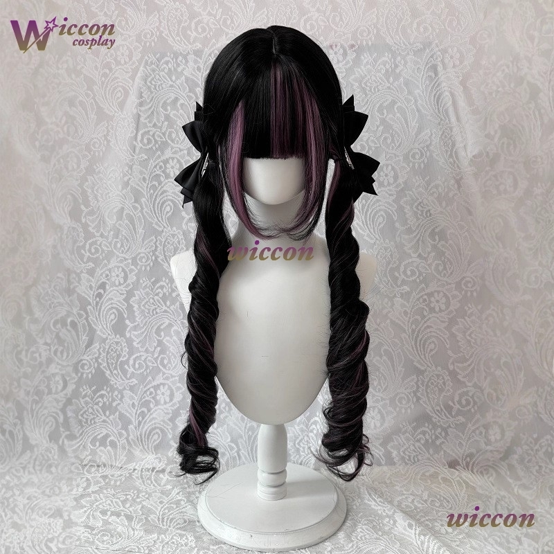 Comic ‌Black Wig with Pink Cos - Women'S Formal Wear Jumpsuit ulasan dan harga