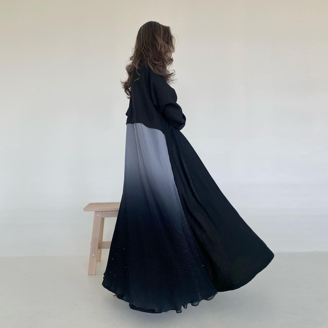 Muslim Women Pleated Abaya Dre - Women Formal Wear Dubai ulasan dan harga